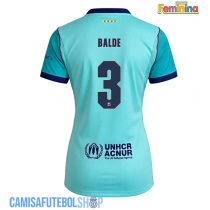 Camisa de time de futebol Barcelona Alejandro Balde #3 Replicas 3º Equipamento Feminina 2026-27 Manga Curta